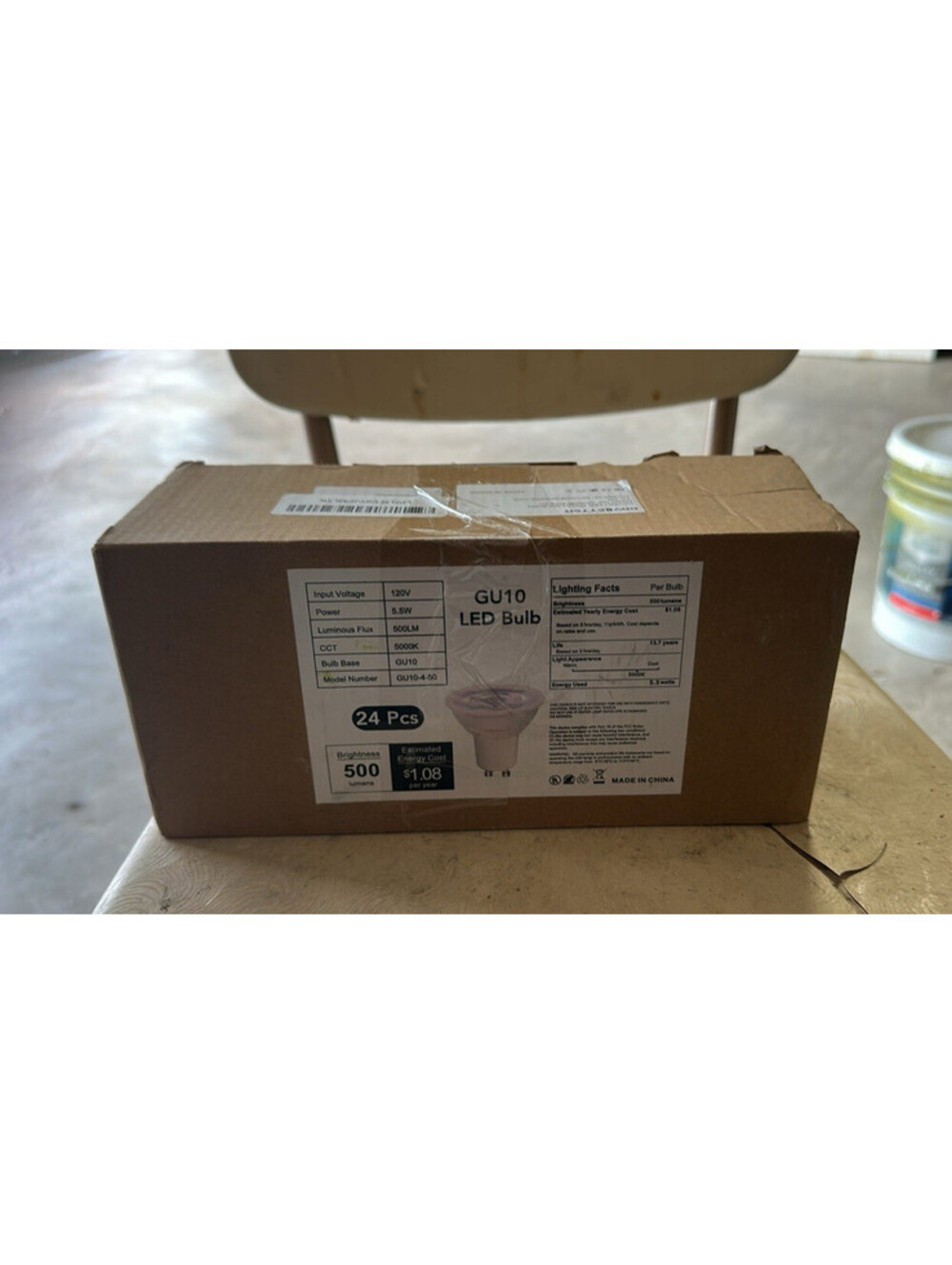 DAYBETTER GU10 LED Spotlight Bulbs 5.5W 5000K Cool White 500lm 24pk